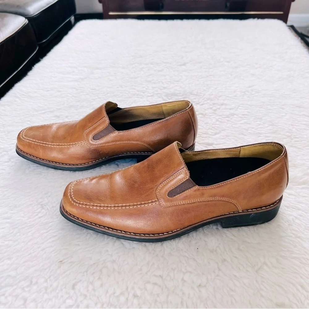 Dr Scholls brown Leather Slip On/Loafers Shoes Size 9.5 D
